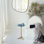 HANAH HOME Pomoćni stočić Solis 25 Gold Blue - slika 1