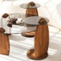 HANAH HOME Pomoćni stočić Surf Chesnut Fume - slika 4