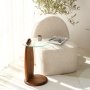 HANAH HOME Pomoćni stočić Surf Chesnut Transparent - slika 3