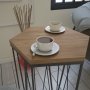 HANAH HOME Pomoćni stočić Cetrus Kafkas Oak - slika 3