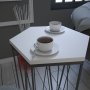 HANAH HOME Pomoćni stočić Cetrus Wood White - slika 3