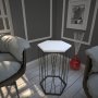HANAH HOME Pomoćni stočić Cetrus Wood White - slika 4