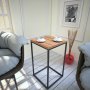 HANAH HOME Pomoćni stočić Pure Walnut - slika 1