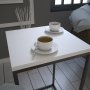 HANAH HOME Pomoćni stočić Pure White - slika 2