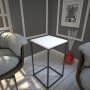 HANAH HOME Pomoćni stočić Pure White - slika 4