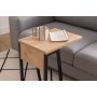 HANAH HOME Pomoćni stočić Lissa Black - slika 2
