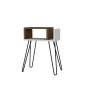 HANAH HOME Pomoćni stočić Kristal White Walnut - slika 2