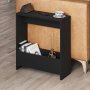 HANAH HOME Pomoćni stočić Simpi Black Wood - slika 1