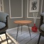 HANAH HOME Pomoćni stočić Sandalf Walnut - slika 5