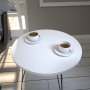 HANAH HOME Pomoćni stočić Sandalf White - slika 2