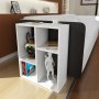 HANAH HOME Pomoćni stočić Lupus White - slika 1