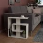 HANAH HOME Pomoćni stočić Saly White - slika 1