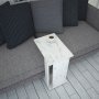 HANAH HOME Pomoćni stočić Pasific C White Black - slika 3
