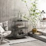 HANAH HOME Pomoćni stočić Lazandos Anthracite - slika 1