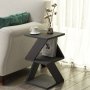 HANAH HOME Pomoćni stočić Albeni Black Wooden - slika 3