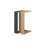 HANAH HOME Pomoćni stočić Muju Dark Coffee Hitit Sapphire Oak - slika 4