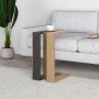 HANAH HOME Pomoćni stočić Muju Dark Coffee Hitit Sapphire Oak - slika 1