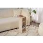 HANAH HOME Pomoćni stočić Filinta Travertine - slika 1