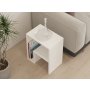 HANAH HOME Pomoćni stočić Yepa White - slika 3