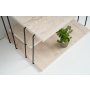 HANAH HOME Pomoćni stočić Lifon Black Travertine - slika 5