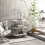 HANAH HOME Pomoćni stočić Lazandos White - slika 1