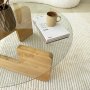 HANAH HOME Sto za dnevnu sobu Mia Oak Transparent - slika 5