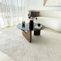 HANAH HOME Sto za dnevnu sobu Mia Walnut Fume - slika 2