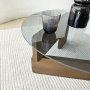 HANAH HOME Sto za dnevnu sobu Mia Walnut Fume - slika 4