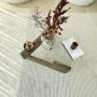 HANAH HOME Sto za dnevnu sobu Mia Walnut Transparent - slika 3