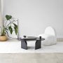 HANAH HOME Sto za dnevnu sobu Melted Black - slika 2
