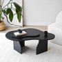 HANAH HOME Sto za dnevnu sobu Melted Black - slika 1
