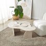 HANAH HOME Sto za dnevnu sobu Melted Travertine - slika 1