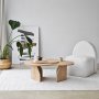 HANAH HOME Sto za dnevnu sobu Melted Sapphire Oak - slika 2