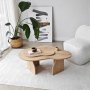 HANAH HOME Sto za dnevnu sobu Melted Sapphire Oak - slika 1