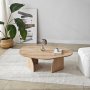 HANAH HOME Sto za dnevnu sobu Rock Sapphire Oak - slika 4