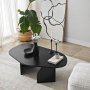 HANAH HOME Sto za dnevnu sobu Rock Black - slika 4