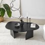 HANAH HOME Sto za dnevnu sobu Rock Black - slika 5