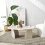 HANAH HOME Sto za dnevnu sobu Rock Travertine - slika 3