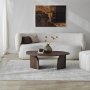 HANAH HOME Sto za dnevnu sobu Rock Walnut - slika 3