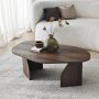 HANAH HOME Sto za dnevnu sobu Rock Walnut - slika 5