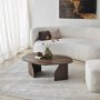 HANAH HOME Sto za dnevnu sobu Rock Walnut - slika 1