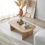 HANAH HOME Sto za dnevnu sobu Theseus Sapphire Oak - slika 1