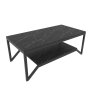 HANAH HOME Sto za dnevnu sobu Flora Black - slika 3