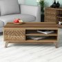 HANAH HOME Sto za dnevnu sobu Inci Walnut - slika 1