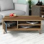 HANAH HOME Sto za dnevnu sobu Inci Walnut Blue - slika 2