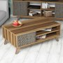 HANAH HOME Sto za dnevnu sobu Inci Walnut Blue - slika 3