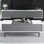 HANAH HOME Sto za dnevnu sobu Force Anthracite White Black - slika 3