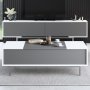 HANAH HOME Sto za dnevnu sobu Force Anthracite White Silver - slika 3