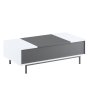 HANAH HOME Sto za dnevnu sobu Force Anthracite White Silver - slika 5