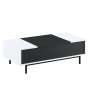 HANAH HOME Sto za dnevnu sobu Force Black White - slika 5